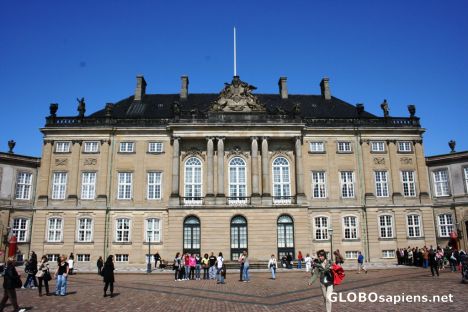 Postcard Amalienborg Royal Palace