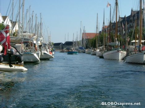 Postcard Canal in Copenhagen