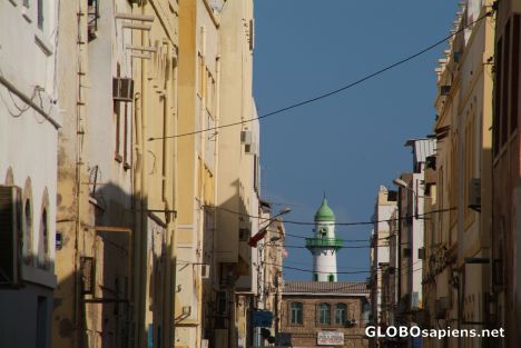 Postcard Djibouti City - Side street