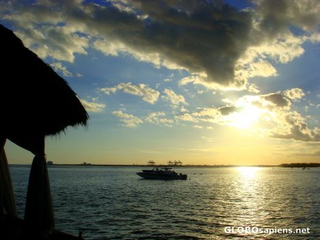 Postcard Boca Marina's Sunset