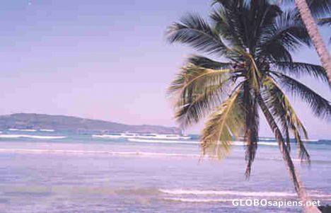 Postcard Las Galenas beach-Samana peninsula
