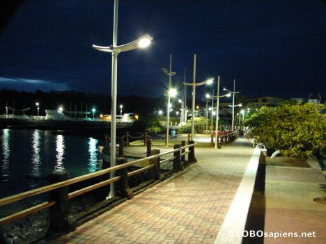 Postcard Puerto Ayora City, Santa Cruz Island