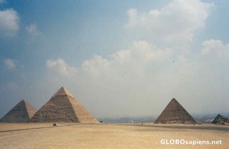 Postcard Giza Pyramids