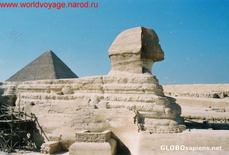 Postcard the great sphinx  of giza