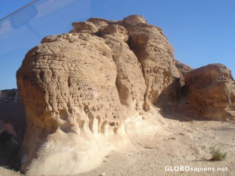 Postcard Rock Formations in Sinai Desert