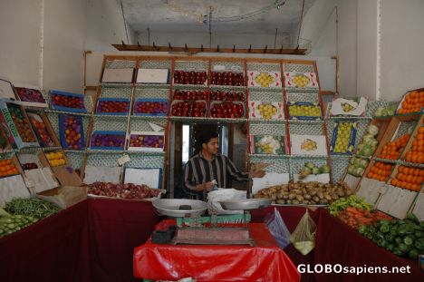 Postcard produce shop in hurghada