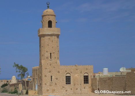 Postcard El Alamein mosque...