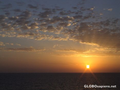 Postcard Mediteranean sunset