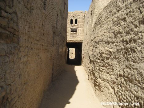 Postcard Narrow Alley Ways of Al Qasr