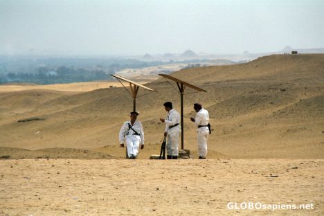 Postcard Giza - tourist police