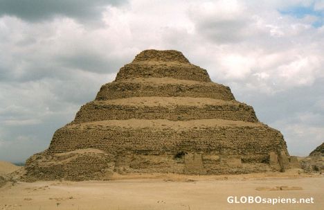 Postcard Saqqara - Pyramid of Djoser