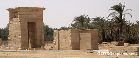 Postcard Temple in Kharga Oasis
