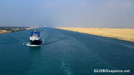 Postcard Suez Canal
