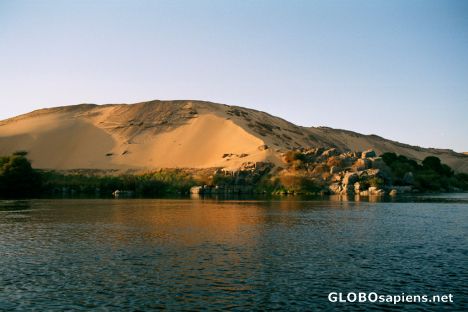 Postcard Aswan - Sahara and the Nile