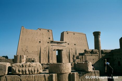 Postcard Temple of Edfu