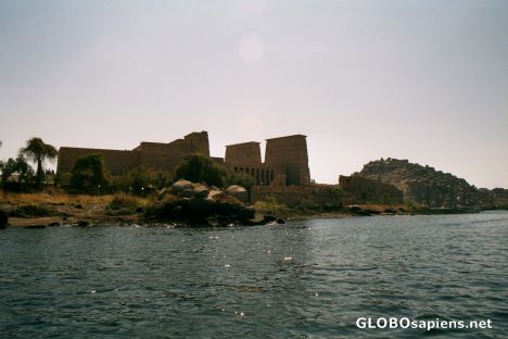 Postcard Philae temple on Agilkia Island