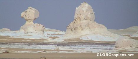 Postcard Rocks of the White Desert