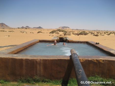 Postcard Desert Camp Bathtub