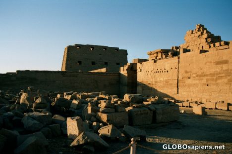 Postcard Luxor - Karnak temple
