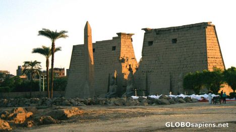 Postcard Luxor Temple