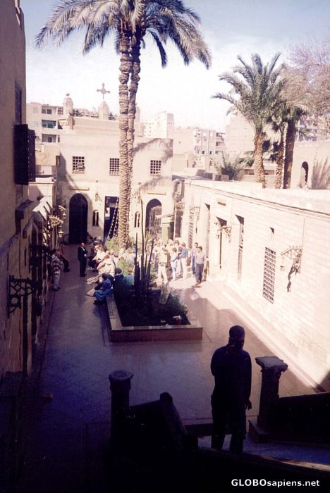 Postcard Al-Muallaqa Courtyard