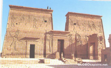 Postcard Isis Temple at Philae