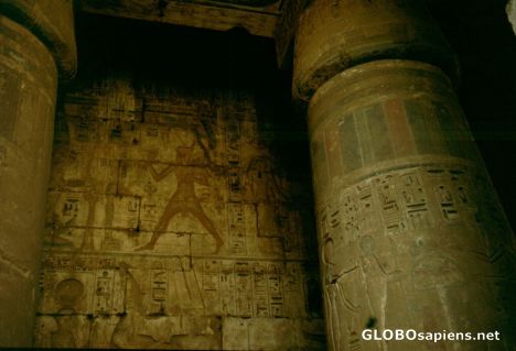Postcard Egypt, Medinet Habu Temple