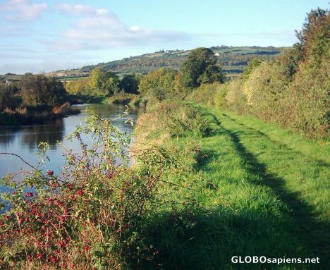 Postcard River Barrow in Autumn 2