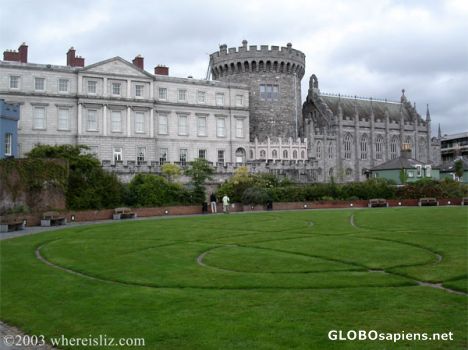 Postcard Dublin Castle, Ireland