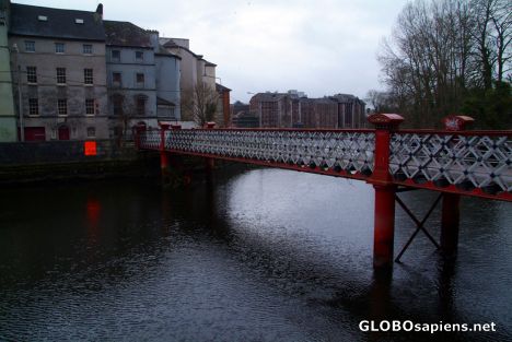 Postcard Cork - a foot bridge