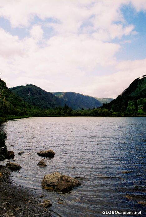 Postcard Wicklow County - Glendalough lakes