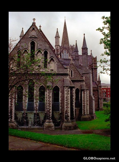 Postcard St Patricks Church, Dublin