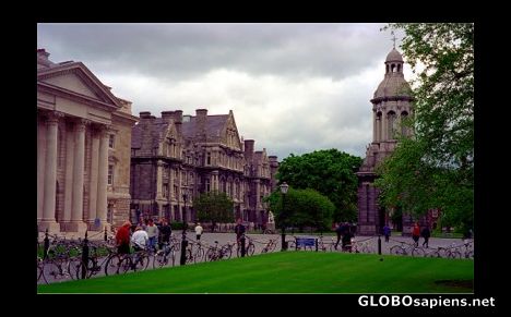 Postcard Trinity College, Dublin