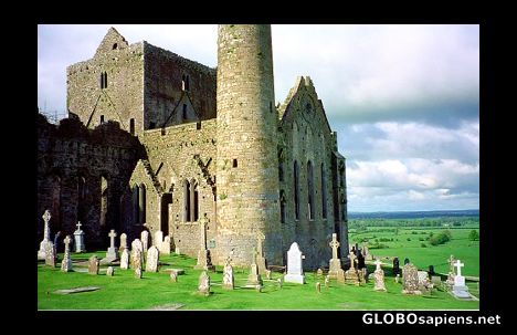 Postcard Cashel ruins, Ireland