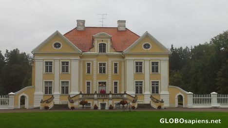 Postcard Palmse manor