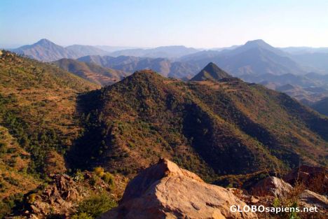 Postcard Eritrean mountains
