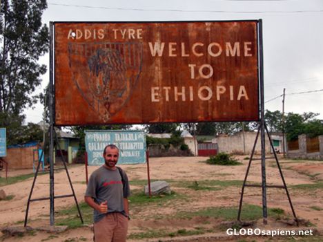 Postcard Wellcome to Ethiopia.