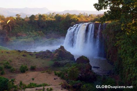 Postcard Blue Nile Falls