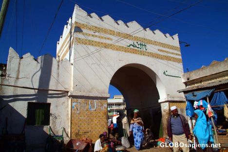 Postcard Harar's Old Gate
