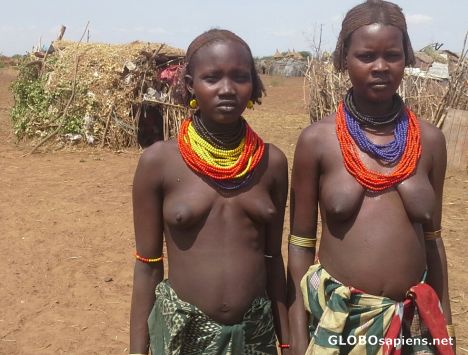 Postcard Girls from Dassenych tribe