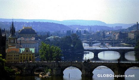 Postcard Bridges of Prague