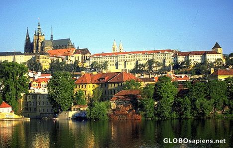 Postcard Castle Complex Prague