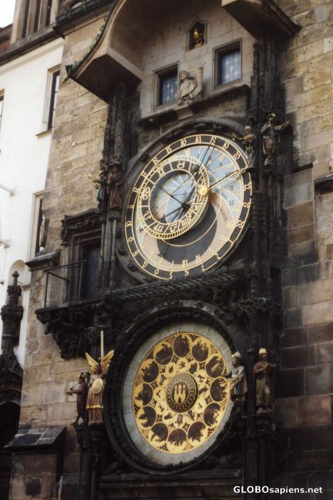 Postcard Astronomical clock