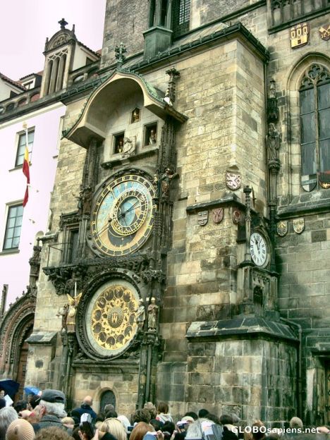 Postcard Astronomical Clock