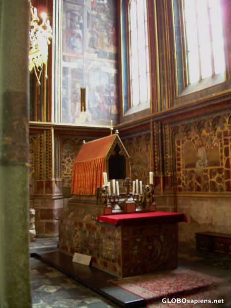 Postcard St Venceslaus Chapel