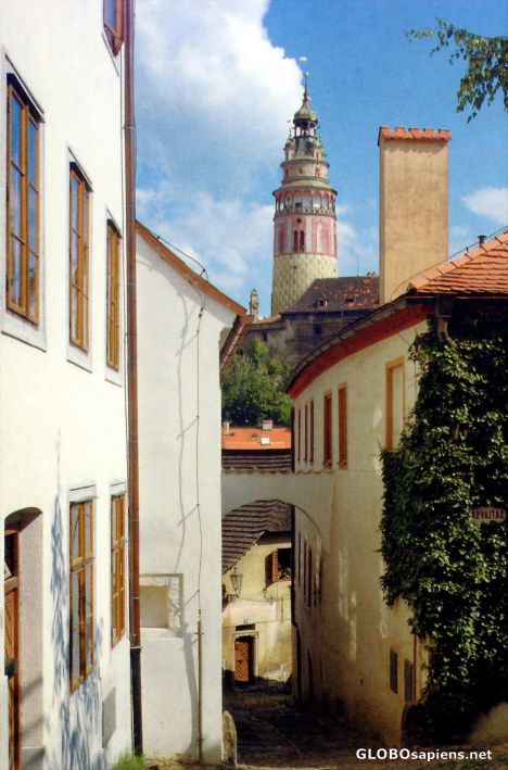 Postcard Cesky Krumlov - View of Castle