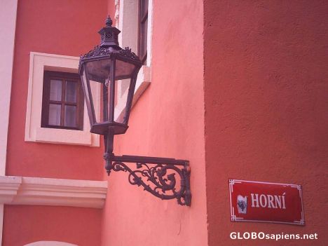 Postcard Old Town 2o16: Street Lamp