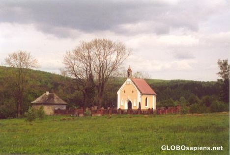 Postcard Chapel in the Czech countryside