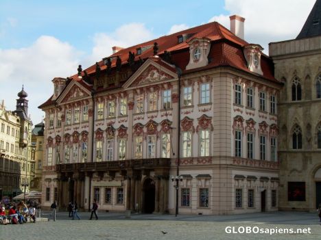 Postcard Golz-Kinský Palace