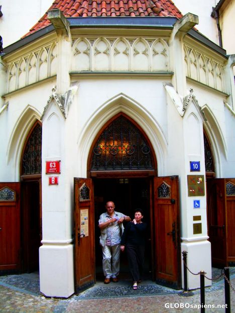 Postcard Maiselova synagoga